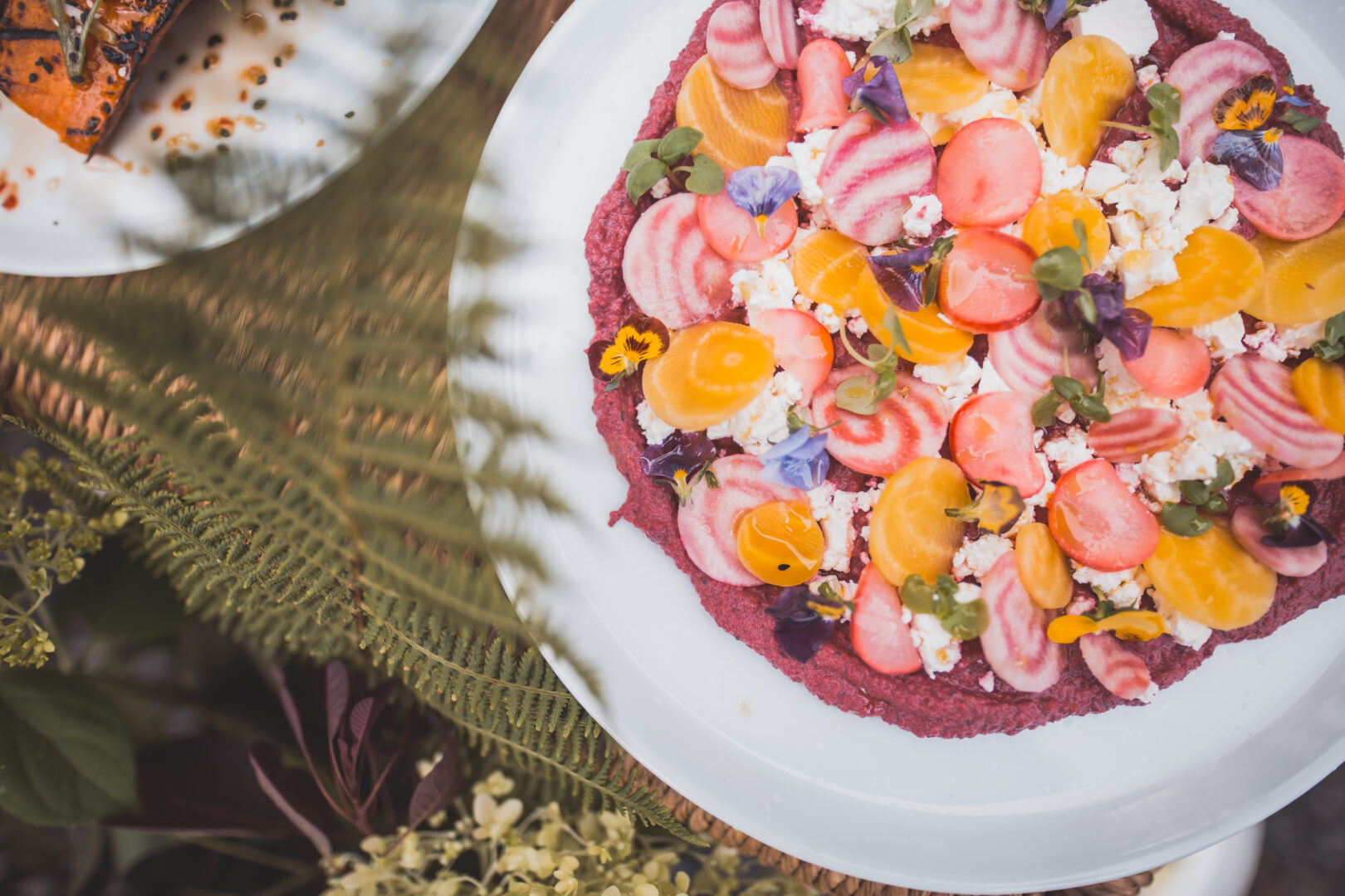 A plate of vibrant salad